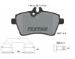 Souprava brzd, koutocova brzda TEXTAR 2407702-1319-00