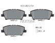 Souprava brzd, koutocova brzda TEXTAR 2408701-1444-00
