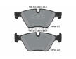 Souprava brzd, koutocova brzda TEXTAR 2409601-1377-00
