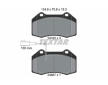 Souprava brzd, koutocova brzda TEXTAR 2416202-2022-00