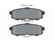 Souprava brzd, koutocova brzda TEXTAR 2421501-2428-00