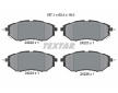 Souprava brzd, koutocova brzda TEXTAR 2422201-2365-00
