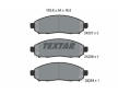 Souprava brzd, koutocova brzda TEXTAR 2422704-1996-00