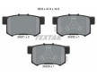 Souprava brzd, koutocova brzda TEXTAR 2423101-1445-00