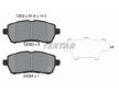 Souprava brzd, koutocova brzda TEXTAR 2428314-1668-00