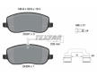 Souprava brzd, koutocova brzda TEXTAR 2429401-1554-00