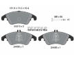 Souprava brzd, koutocova brzda TEXTAR 2431001-1635-00
