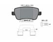 Souprava brzd, koutocova brzda TEXTAR 2434802-1184-00