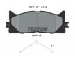 Souprava brzd, koutocova brzda TEXTAR 2435001-1358-00