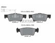 Souprava brzd, koutocova brzda TEXTAR 2436801-1219-00