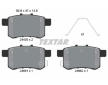Souprava brzd, koutocova brzda TEXTAR 2443501-2043-00