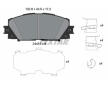 Souprava brzd, koutocova brzda TEXTAR 2445103-0431-00