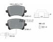 Souprava brzd, koutocova brzda TEXTAR 2448307-1407-00