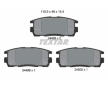 Souprava brzd, koutocova brzda TEXTAR 2449801-1655-00