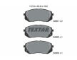 Souprava brzd, koutocova brzda TEXTAR 2450101-1339-00