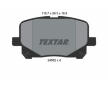Souprava brzd, koutocova brzda TEXTAR 2452201-0777-00