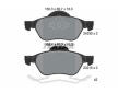 Souprava brzd, koutocova brzda TEXTAR 2453501-1495-00