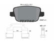 Souprava brzd, koutocova brzda TEXTAR 2453702-1627-00