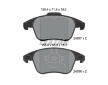 Souprava brzd, koutocova brzda TEXTAR 2455701-1332-00