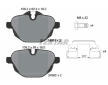 Souprava brzd, koutocova brzda TEXTAR 2456101-3050-01