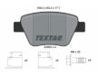 Souprava brzd, koutocova brzda TEXTAR 2456301-2249-00