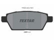Souprava brzd, koutocova brzda TEXTAR 2458102-1256-00