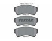 Souprava brzd, koutocova brzda TEXTAR 2458202-1807-00