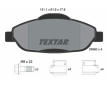 Souprava brzd, koutocova brzda TEXTAR 2466001-1116-00