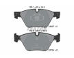 Souprava brzd, koutocova brzda TEXTAR 2469701-2658-00