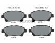 Souprava brzd, koutocova brzda TEXTAR 2477801-1999-00