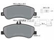 Souprava brzd, koutocova brzda TEXTAR 2486701-1199-00