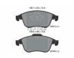 Souprava brzd, koutocova brzda TEXTAR 2487001-1954-00