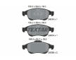 Souprava brzd, koutocova brzda TEXTAR 2491401-2415-00