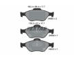 Souprava brzd, koutocova brzda TEXTAR 2495201-2876-00