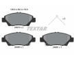 Souprava brzd, koutocova brzda TEXTAR 2497901-0609-00