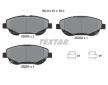 Souprava brzd, koutocova brzda TEXTAR 2500601-1953-00