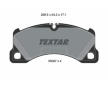 Souprava brzd, koutocova brzda TEXTAR 2500701-2626-01