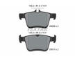Souprava brzd, koutocova brzda TEXTAR 2500801-2249-00