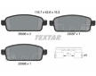 Souprava brzd, koutocova brzda TEXTAR 2509606-2398-00