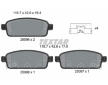 Souprava brzd, koutocova brzda TEXTAR 2509602-2057-00