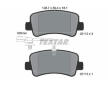 Souprava brzd, koutocova brzda TEXTAR 2511201-2287-00