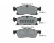 Souprava brzd, koutocova brzda TEXTAR 2519001-2722-00