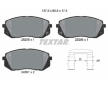 Souprava brzd, koutocova brzda TEXTAR 2520501-3063-00