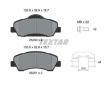 Souprava brzd, koutocova brzda TEXTAR 2525004-2690-00