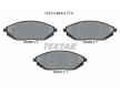 Souprava brzd, koutocova brzda TEXTAR 2526801-1334-00