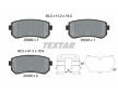Souprava brzd, koutocova brzda TEXTAR 2529201-1617-00