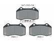 Souprava brzd, koutocova brzda TEXTAR 2552803-3042-00