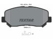 Souprava brzd, koutocova brzda TEXTAR 2556401-2574-00