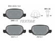 Souprava brzd, koutocova brzda TEXTAR 2565101-0611-00