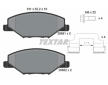 Souprava brzd, koutocova brzda TEXTAR 2568101-0822-00